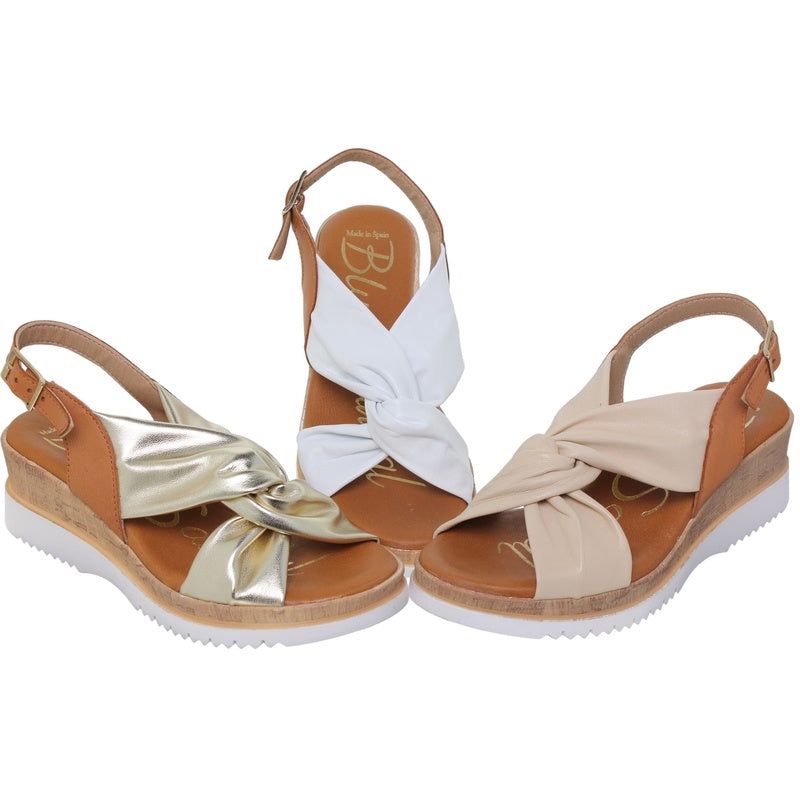 Sandali donna in pelle