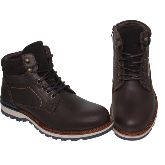 STIVALETTO UOMO PELLE