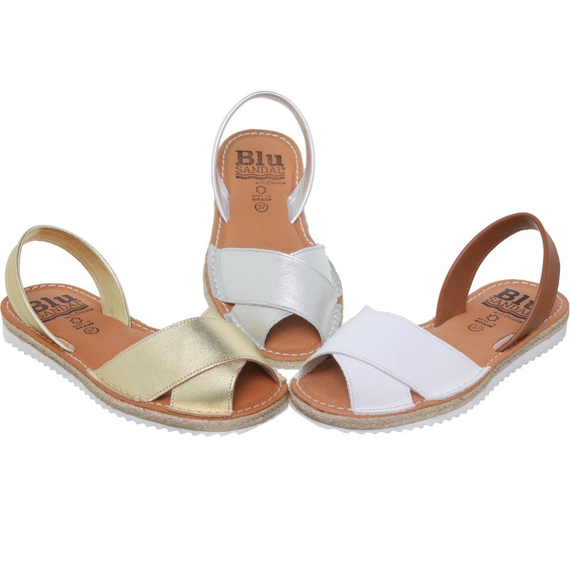 Sandalo donna minorchina in pelle