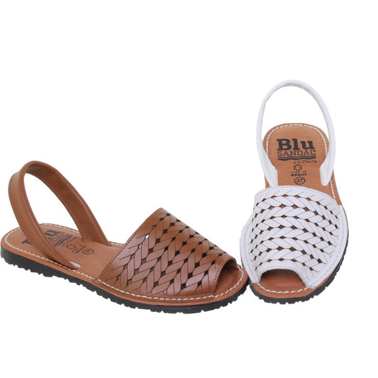 Sandalo donna minorchina in pelle