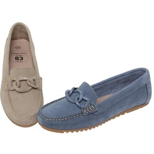 Mocassino donna in pelle
