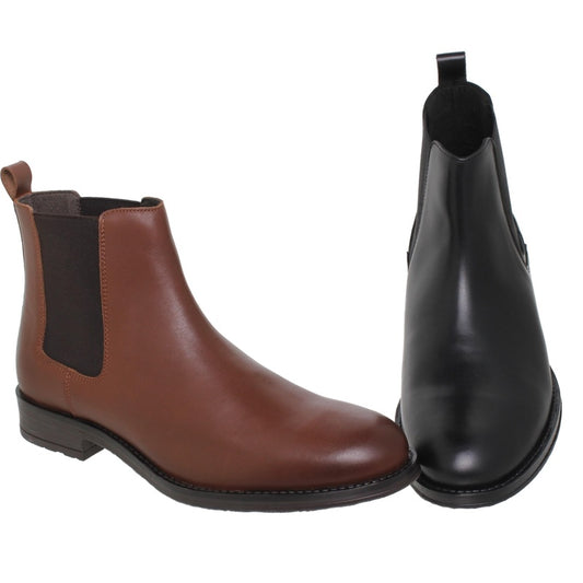 STIVALETTO UOMO PELLE