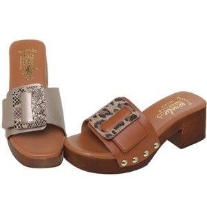Sandali donna in pelle
